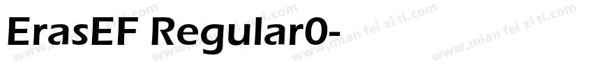 ErasEF Regular0字体转换